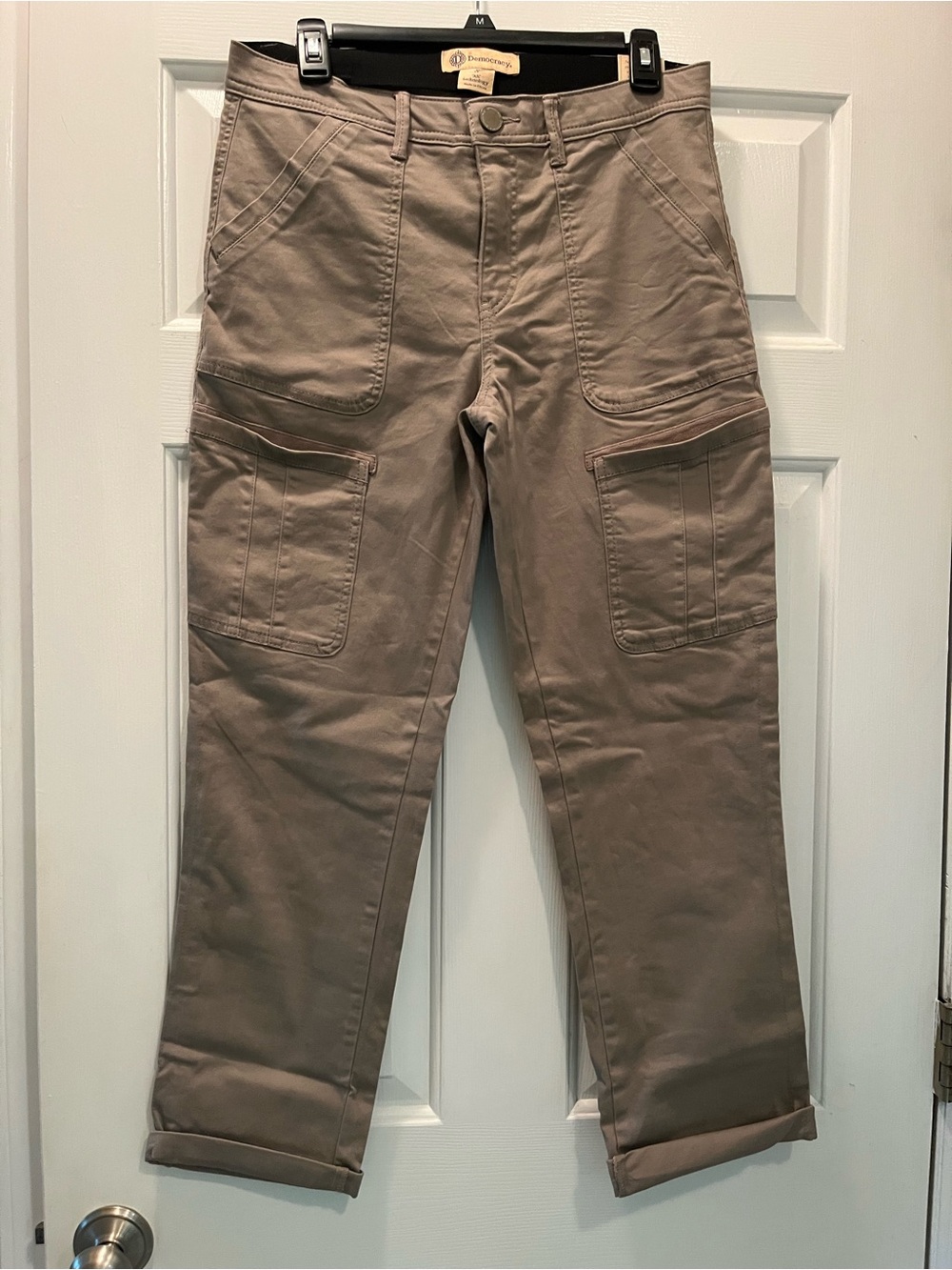 NWT Democracy "Ab"solution High Rise Utility Cargo Pants - Size 8